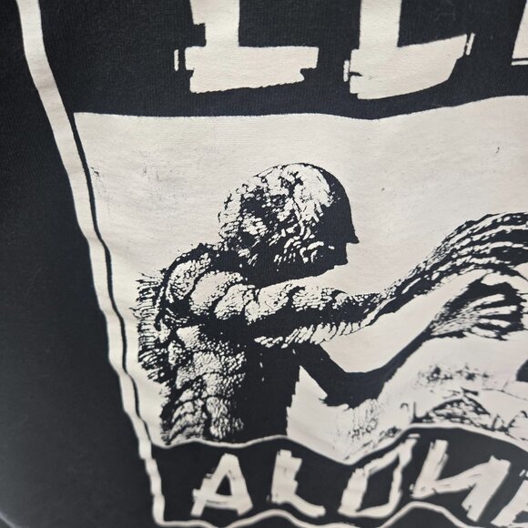 Left Alone Black 90s Punk Ska Band Classic Monster Shirt Size Medium - Picture 8 of 9